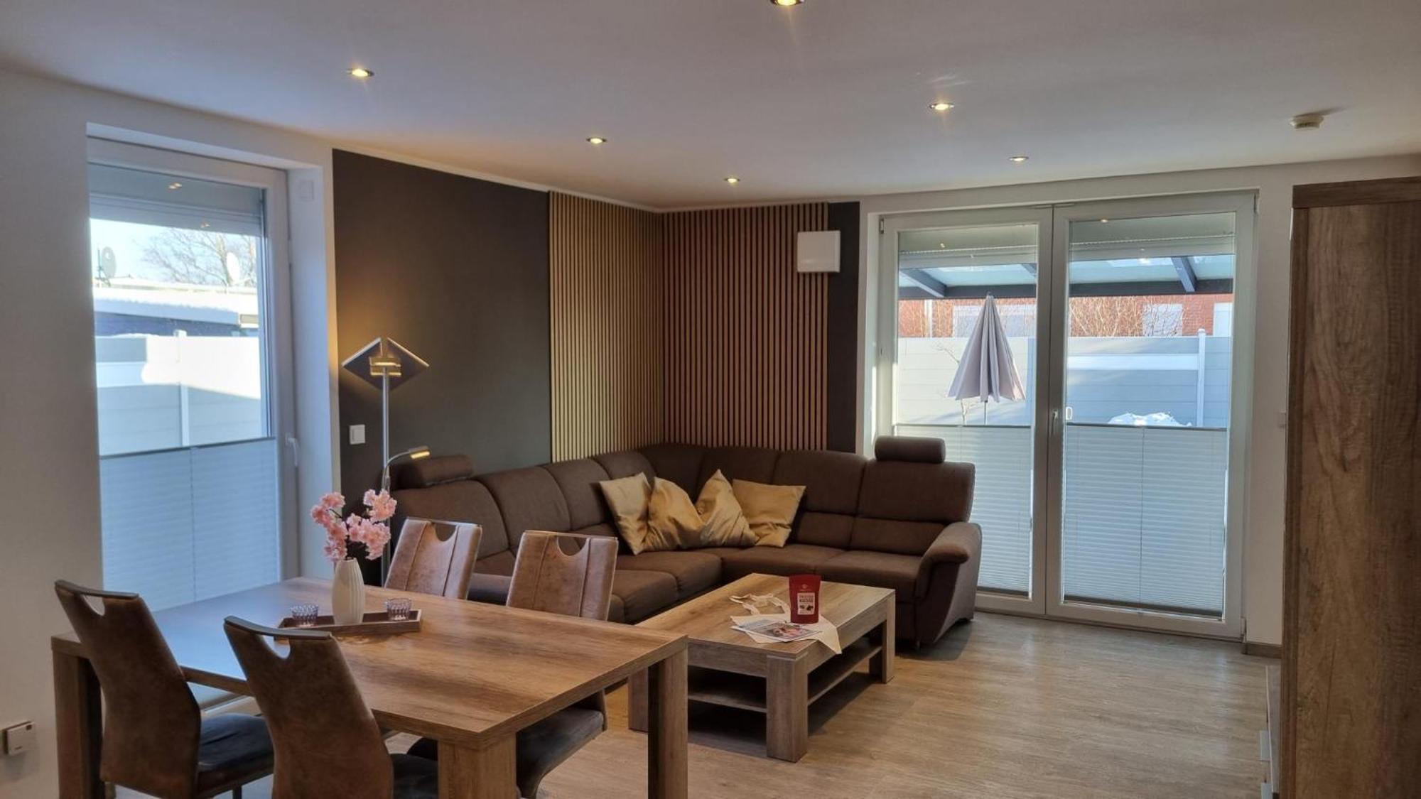 Ferienhaus Plattfisch Dornum Exteriér fotografie